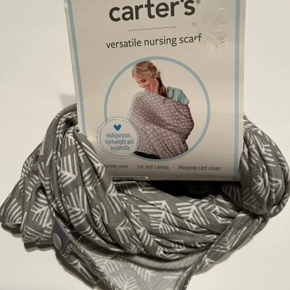 💚 Carters nursing scarf new with tags
